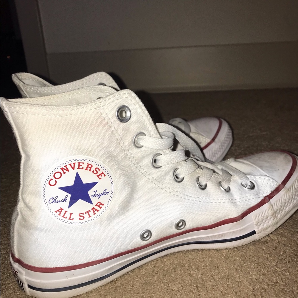 White High Top Converse